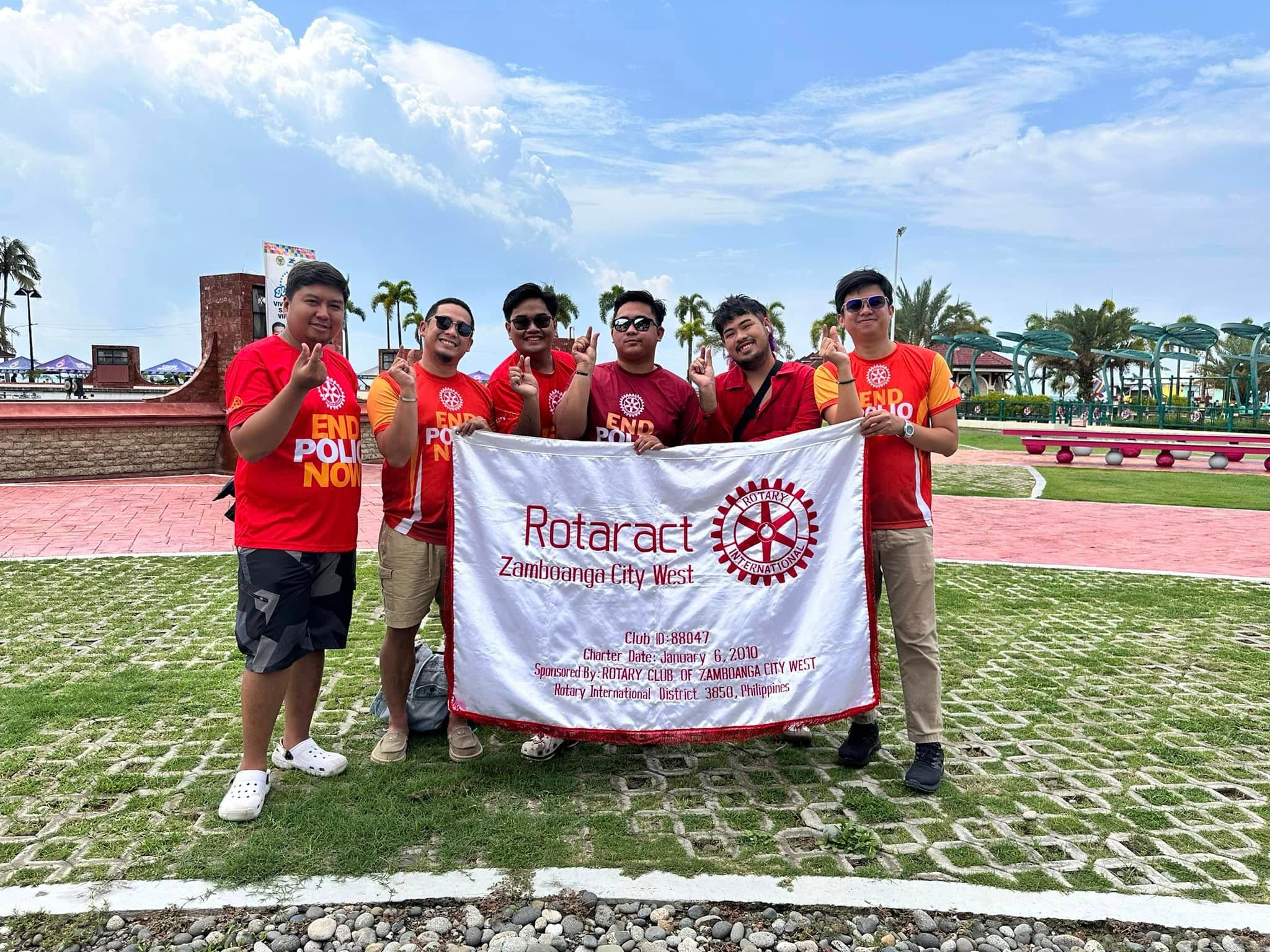 END POLIO Motorcade procession starting from Futura Condominium