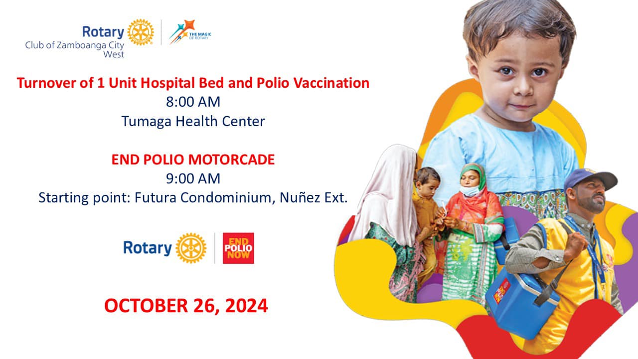 End Polio Motorcade - Community service project in Futura Condominium in Nuñez Ext benefiting multiple people